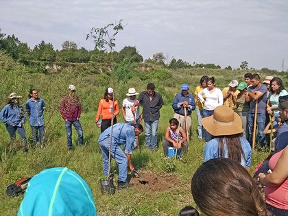 5. Demostración sobre cómo plantar un árbol. Foto Jorge Gastón Gutiérrez.jpg