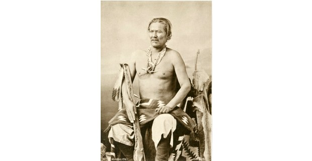 Manuelito/Daháana Baadaaní, jefe guerrero y estadista navajo. Foto: C. M. Bell, 1874