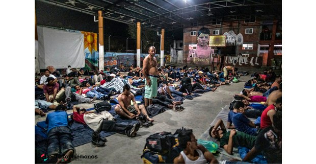 Migrantes centroamericanos en Tenosique Tabasco, 2019. Foto: Maya Goded