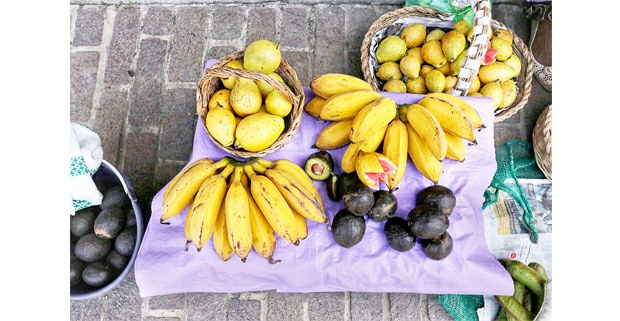 Puesto de frutas en Malinalco, Estado de México, 2020. Foto: Mario Olarte