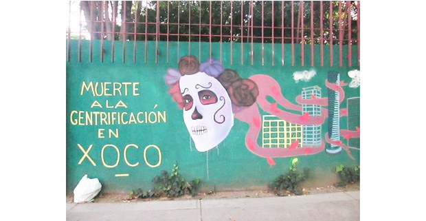 En un muro del panteón de Xoco, CDMX, 2021. Foto: Ojarasca