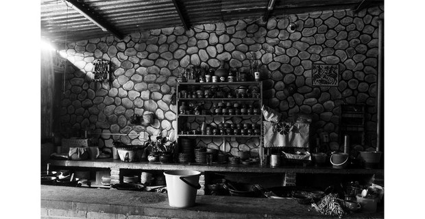 Cocina de Porfiria Rodríguez Cadena. Santiago de Anaya, Hidalgo, 2024. Foto: Justine Monter Cid