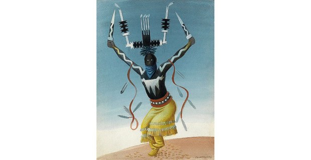 Danza apache. Ilustración: Miguel Covarrubias