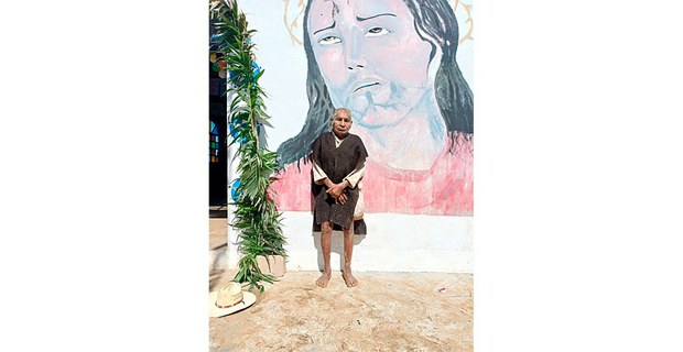 Hombre tsotsil en Acteal, Chiapas. Foto: Hermann Bellinghausen