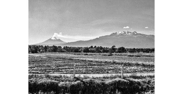 Popocatépetl y Iztazihuatl. Foto: Guillermo Bellinghausen Zinser