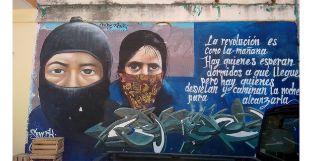 Mural en las calles de Tlapa, Guerrero. Foto: Jaime García Leyva
