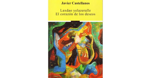 Portada de Laxdao yelazeralle/El corazón de los deseos. La ilustra “Perro atropellado”, óleo sobre tela de Luis Ríos