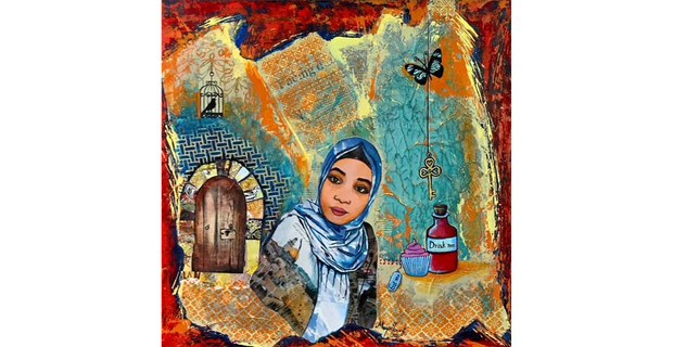 Ilustración de Maysaa Youssef, artista palestina