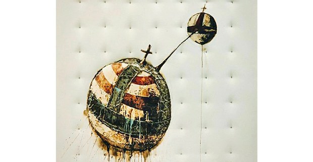 Pere Folch, A Montobrio, técnica mixta