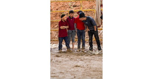 Niños de Tlahuitoltepc Mixes, Oaxaca. Foto: Damián Dositelo