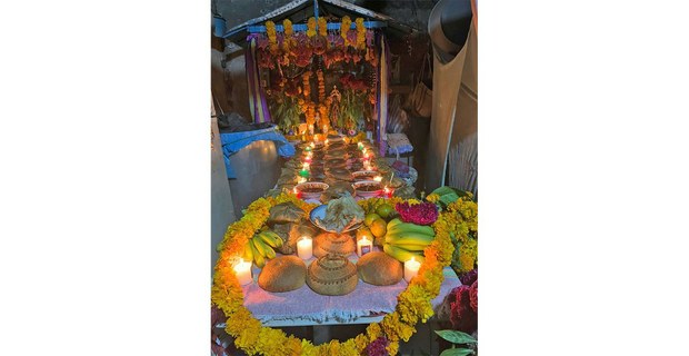 Ofrenda de Muertos, Atzacoaloya, Guerrero, 2025. Foto: Martín Tonalmeyotl
