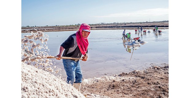 Los trabajos de la sal, Santa Bárbara, Huatabampo, Sonora