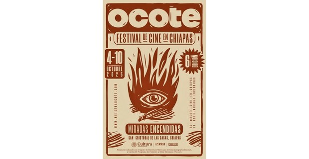 Cartel de Ocote, Festival de Cine en Chiapas