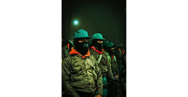 Conmemoración del 32 aniversario del levantamiento armado del Ejército Zapatista de Liberación Nacional en Oventic, Chiapas, año nuevo de 2026. Fotos: Santiago Torrado