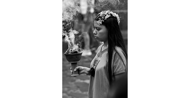 Reto al Tepozteco, ceremonia en Tepoztlán, Morelos. Foto: Horacio Socolovsky Aguilera