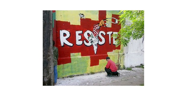 Mural por Palestina, La Plata, Argentina. Foto: ANRed