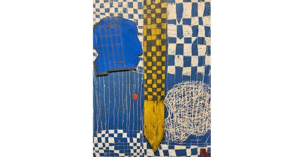 El envés, 1964, óleo sobre tela. Por Fahrelnissa Zeid (Jordania)