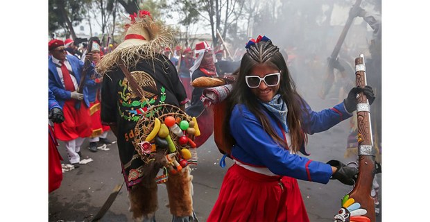 Zacapoaxtlas contra francesces, San Juan de Aragón, CDMX. Fotos: Víctor Mendiola