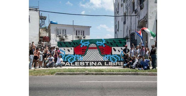 La Habana, Cuba. Foto: Arte por Palestina