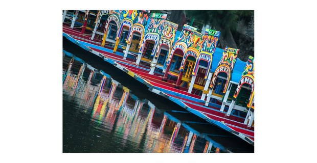 Trajineras, Xochimilco, CDMX. Foto: Guillermo Bellingahusen Zinser