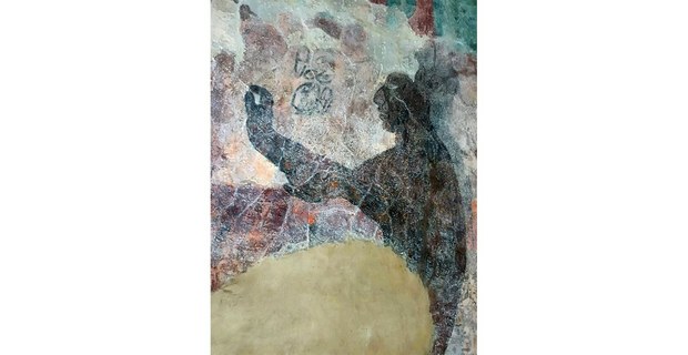 Autorretrato del pintor de los murales en el palacio de Bonampak, Chiapas. 790 d. C. Foto: Ojarasca