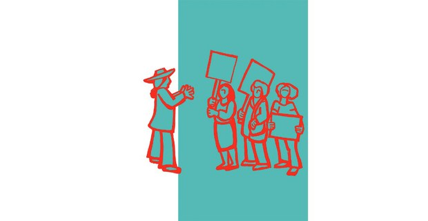 Dibujos de Rini Templeton, intervenidos en tres tintas por Beatriz Godoy