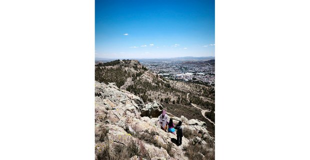 Al fondo la ciudad de Zacatecas. Foto: Guillermo Andrés Espinosa Rubio