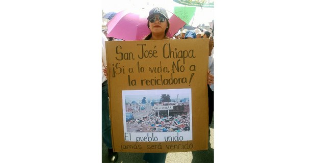 ¡Sí a la vida, no a la recicladora!