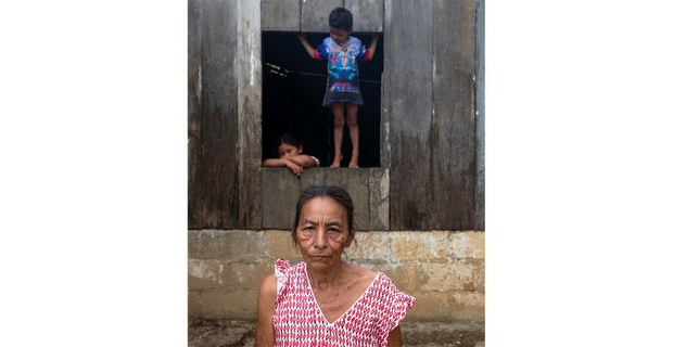 María Alegría Palma, 63 años, ejido Ignacio López Rayón. “Cae ‘la sal’ y destruye todo. Se mueren los animales, los frutales, la siembra de maíz se acabó. A mí nunca me agarraba gripa y ahora estoy con gripa desde marzo. Pemex dice que el aire no está contaminado pero esto es la peste”.
