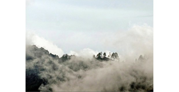 Montañas en Tlahuitoltepec, Oaxaca. Foto: Damián Dositelo